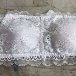 White Color Net Bra For Women Size 30