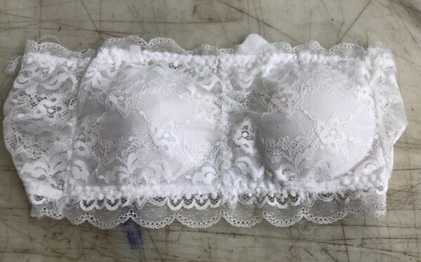 White Color Net Bra For Women Size 30