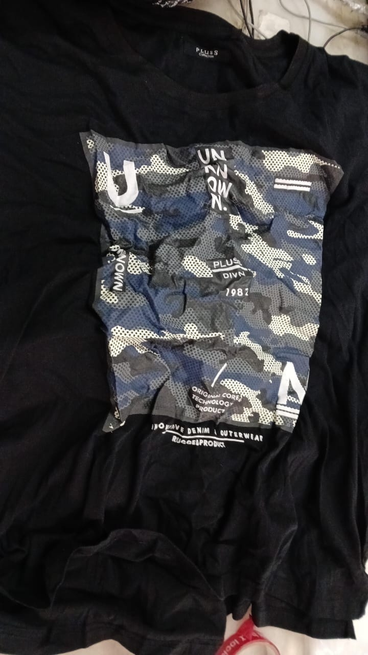 T Shirt For Men Colour Black Size 5Xl
