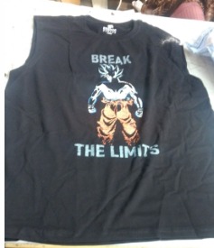 Bronco Polos Men Black Printed Sleeveless T Shirt Size L