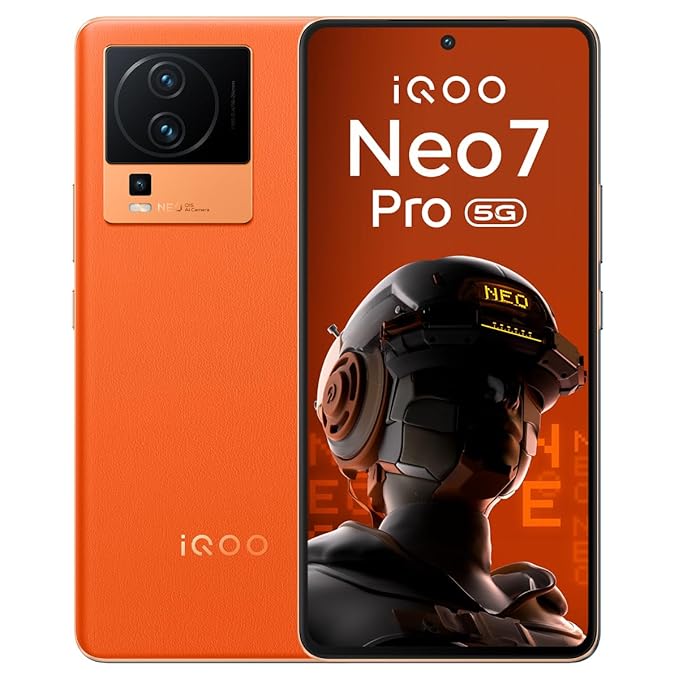 Iqoo Neo 7 Pro 5G Fearless Flame Mobile 8Gb Ram 128Gb Storage 865199068261613 Withoout accesories