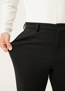 The Pant Project Black Pant For Men Size 40