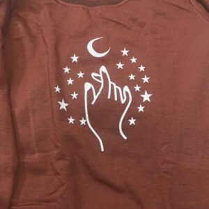 Brown Color Sweat Shirt For Girls Size S