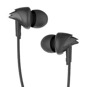 Boat Bassheads 100 In Ear Wired Earphones With Mic Black