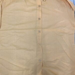 Men Yellow Plan Colour Shirt Size S