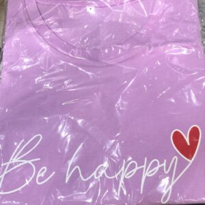Purple Color T Shirt For Women Size Xl