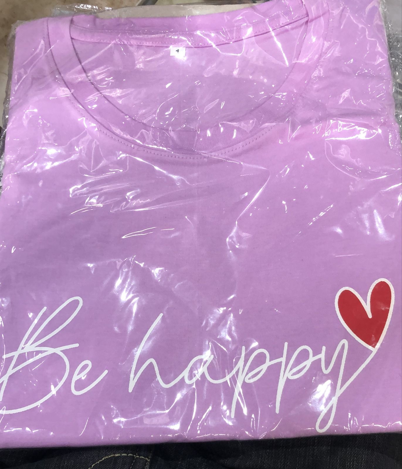 Purple Color T Shirt For Women Size Xl