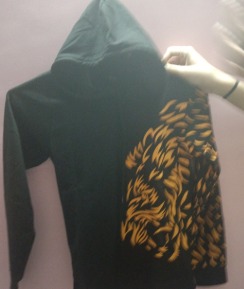 Kids Black Color Cotton Hoodie Size 4 Y