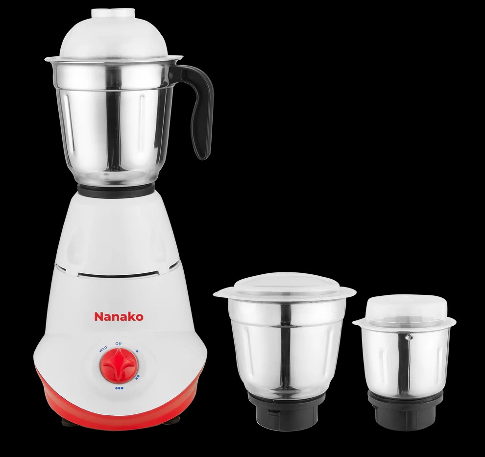 Nanako Mixer Grinder With 3 Jar 600 Watt M8