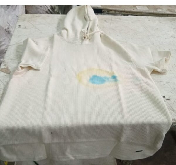 Dnmx Hooded T Shirt For Men Cream Colour Size M