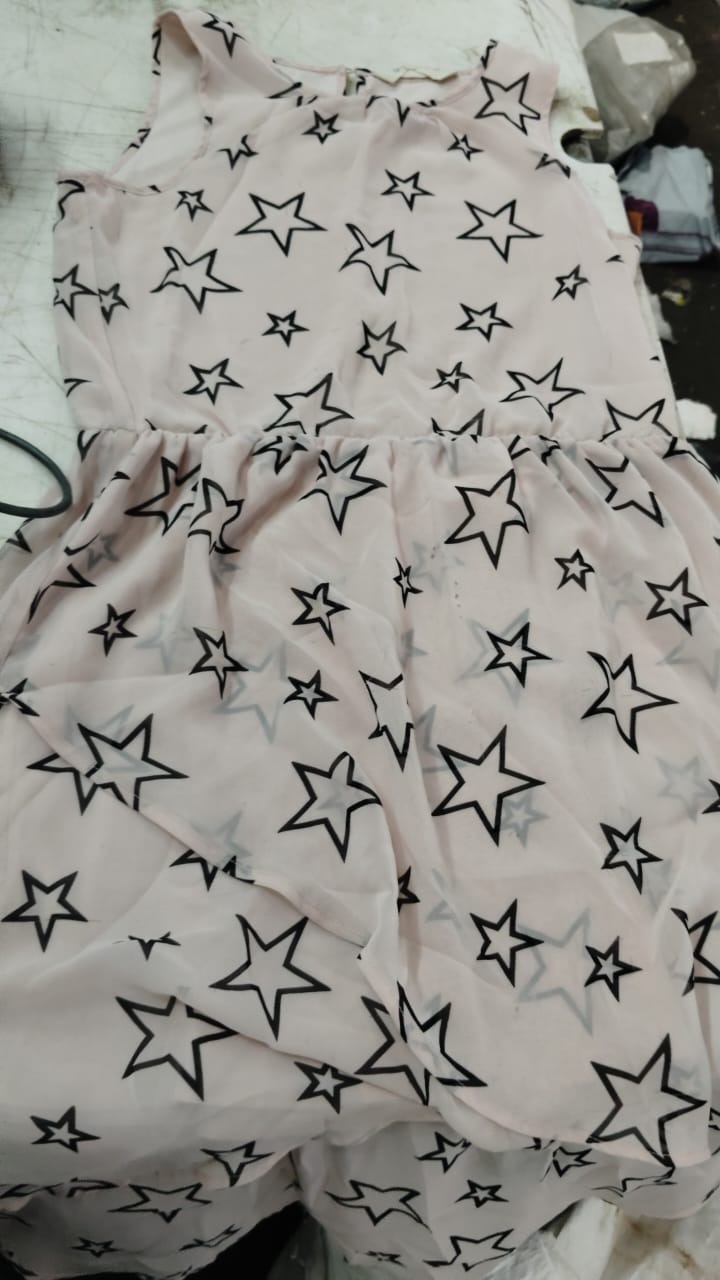 Women Peach Color Dress Size M
