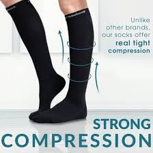 Men And Women Black Color Long Socks 1 Pair