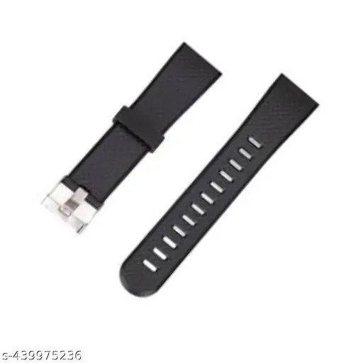 Black Compatible Smartwatch Strap