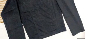 Women Black Color Winter Top Full Sleeve Size S