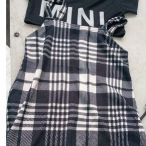 Black Printed Dress For Kids Girls Size 16