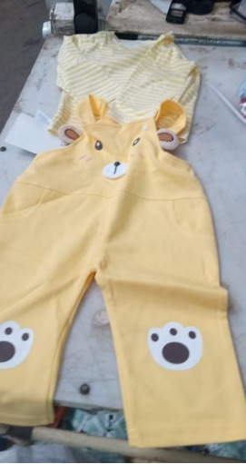 Gone Baby Yellow Overall Dress Size 2 To 3 Y