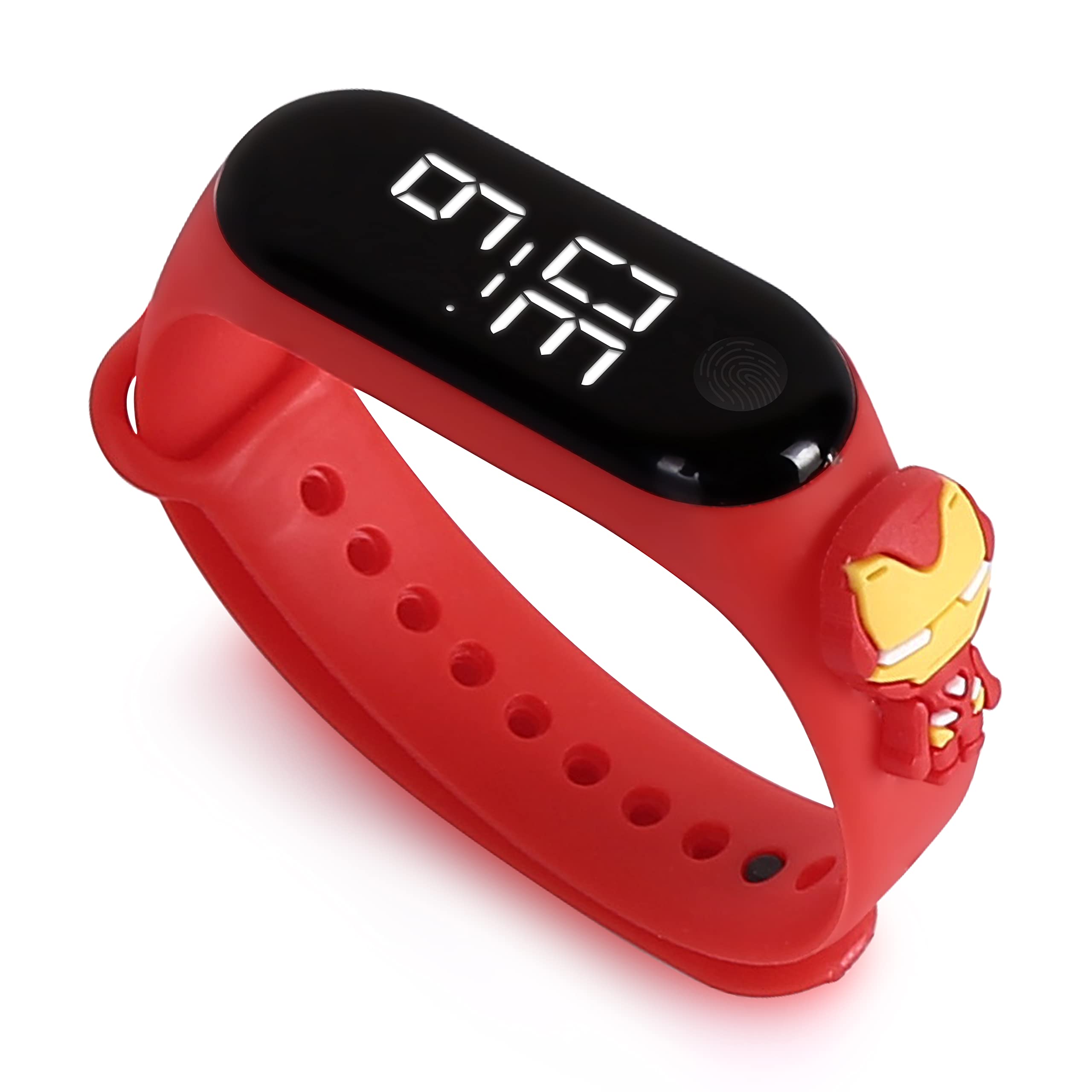 Men Led Watch Red Colour