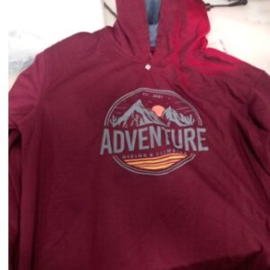Men Sweatshirt Maroon Colour Size 36