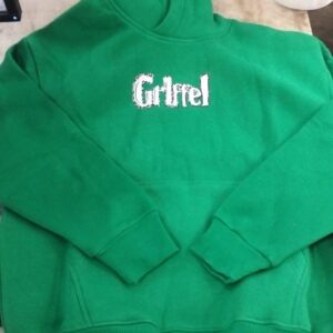 Men Green Hoodie Size S