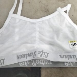 Woman White Sports Bra Size 36