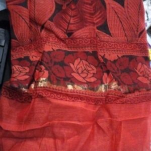 Woman Saree Red Color