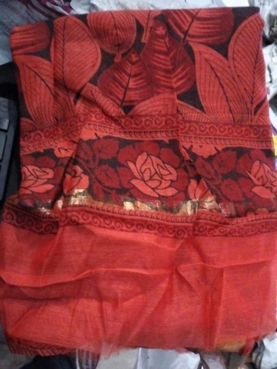 Woman Saree Red Color