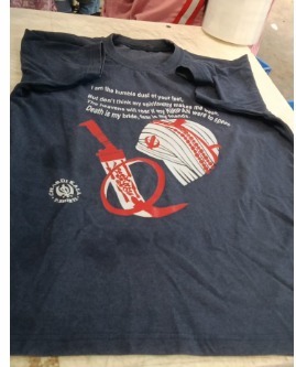 Mens Blue Color T Shirt Size M