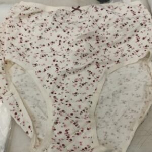 Women Panty White Printed Size Xl