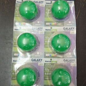 Hansa Green 0Point5 W Green Led Night Bulb Pack Of 6