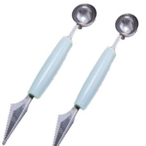 Multi Function Fruit Knife Baller Ice Cream Dig Ball Scoop Spoon Baller Kitchen Pack Of 2