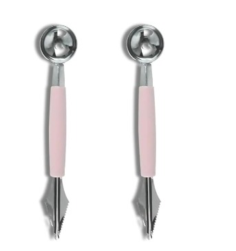 Double Headed Fruit Carving Cutter Knife Kitchen Pack Of 2