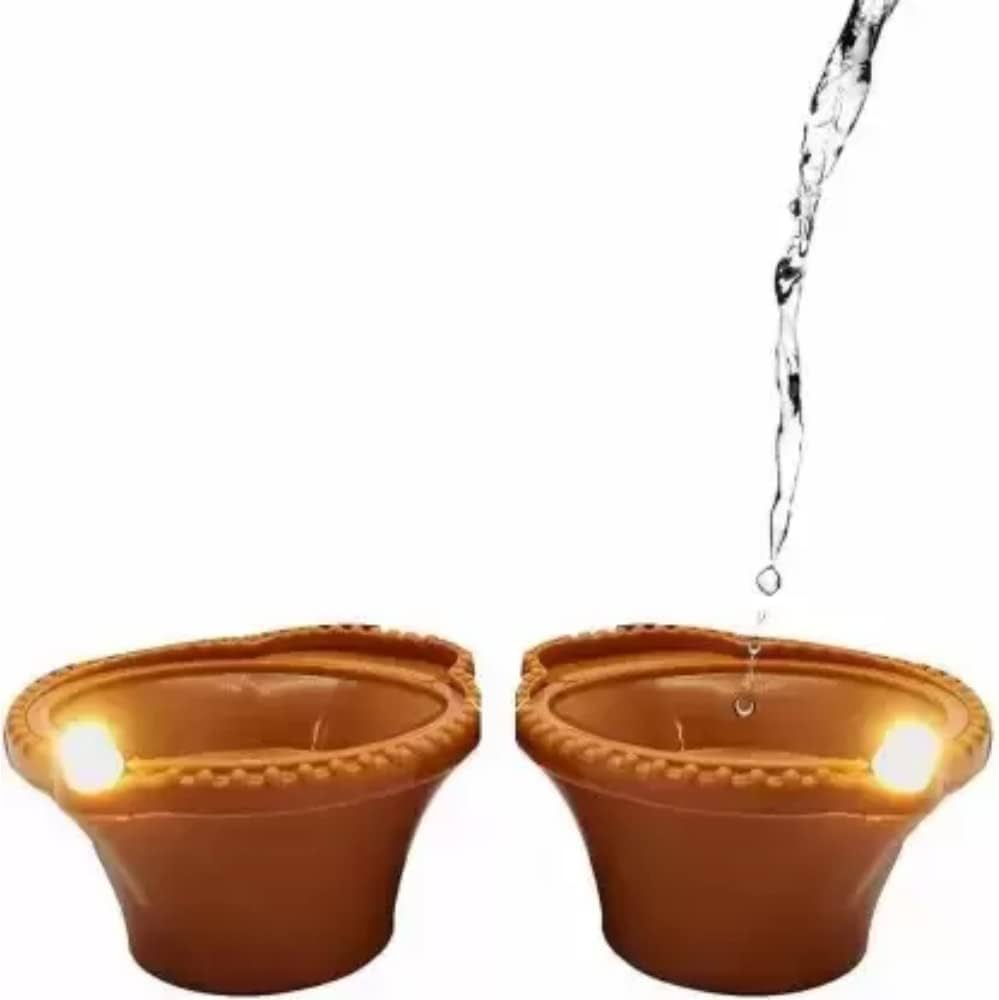 Water Sensor Electric Led Diyas Set Of 3