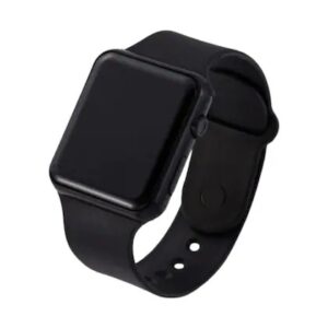 Led Smart Black Color Kids Watch