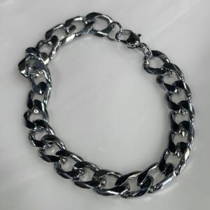 Stainless Steel Platinum Hand Bracelet
