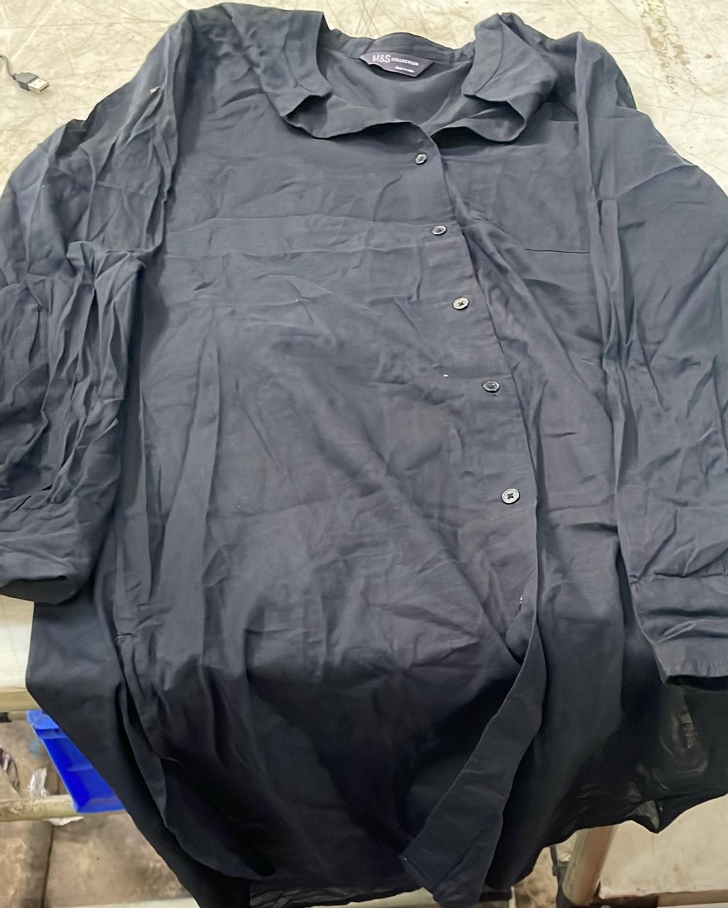 M And S Collection Women Shirt Black Color Size Xs