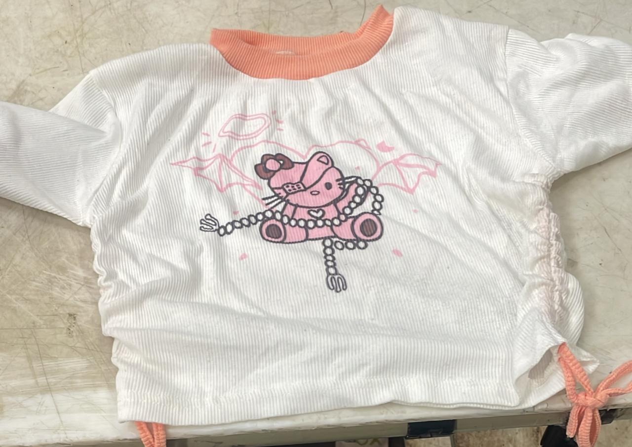 White Color Top Women Girls Size S