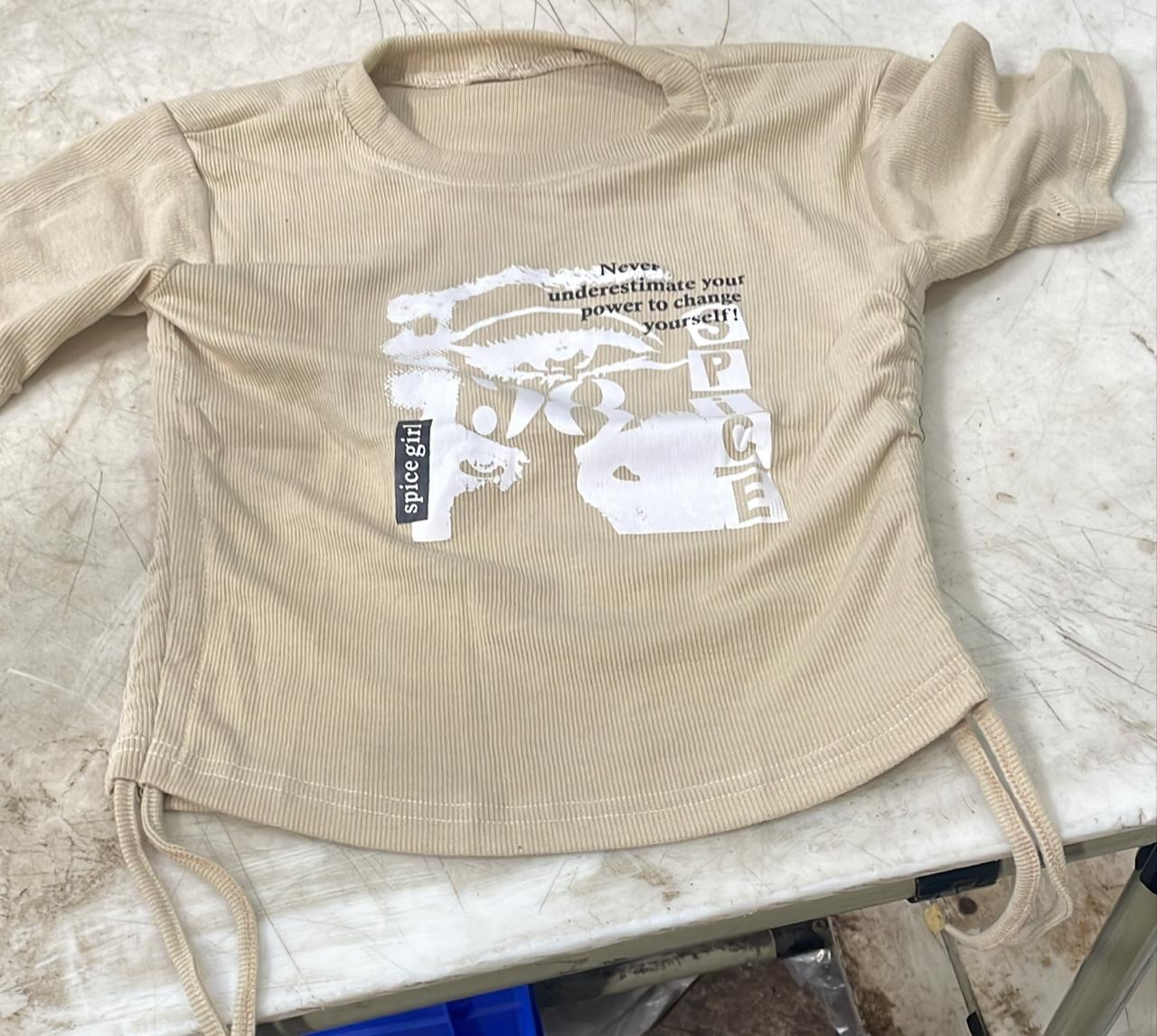 Skin Color Top For Women Size M