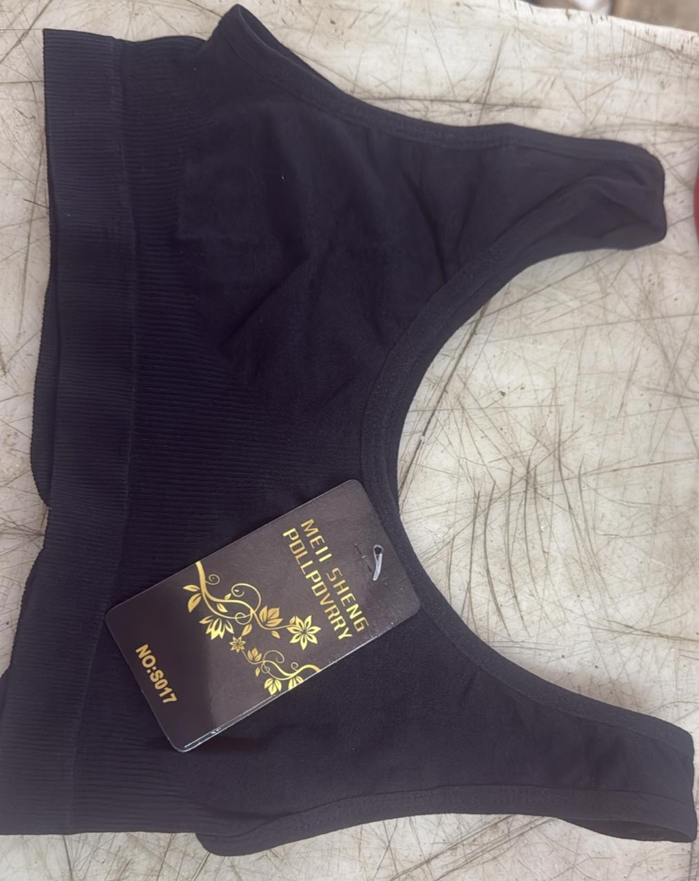 Women Sports Bra Black Size S