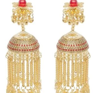 Bridal Wedding Kalira In Golden And Red Color