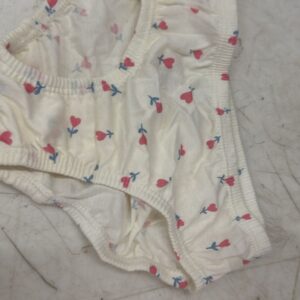 Kids Girl Cream Color Printed Pantie Size 7 To 8 Years