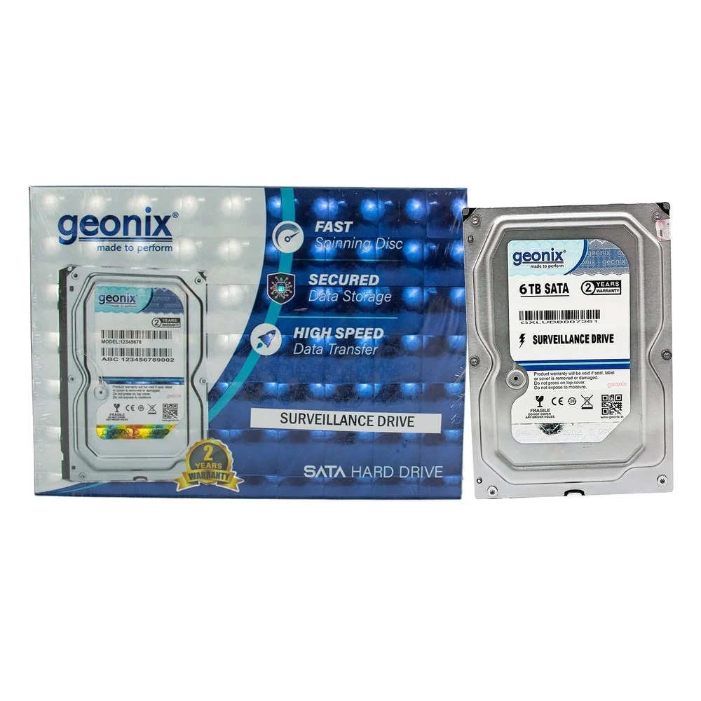 Geonix 6Tb Sata 7200Rpm Hard Drive For Desktop