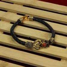 Desire Collection Mens And Womens Shiv Bahubali Om Bracelet Kada