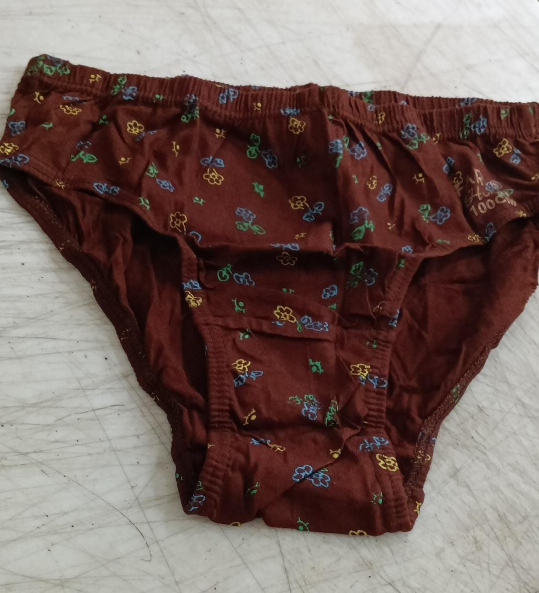 Women Brown Printed Panty Size L Pack Of 2