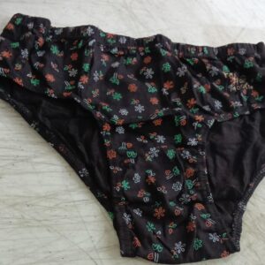 Women Brown Printed Panty Size L