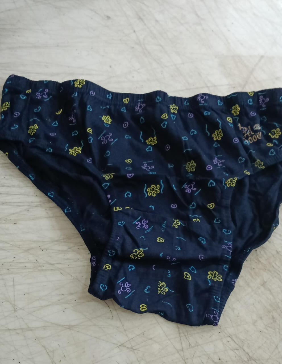 Women Blue Printed Panty Size L Pack Of 2