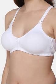 Women White Color Bra Padded Size M