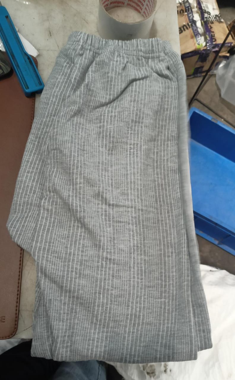 Men Winter Pajama Size M Color Grey
