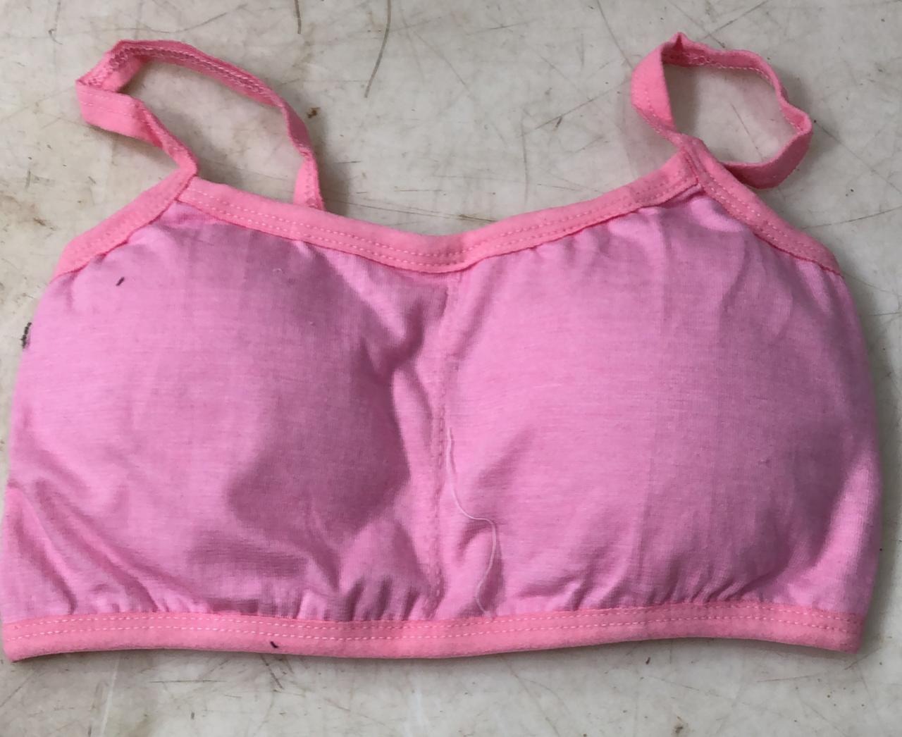 Women Baby Pink Color Bra Size 28