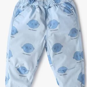 Inf Frendz Boys All Over Printed Jogger With Insert Pockets Blue Size 18 To 24 Month
