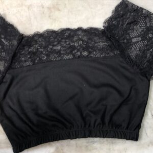 Women Black Color Top Size S